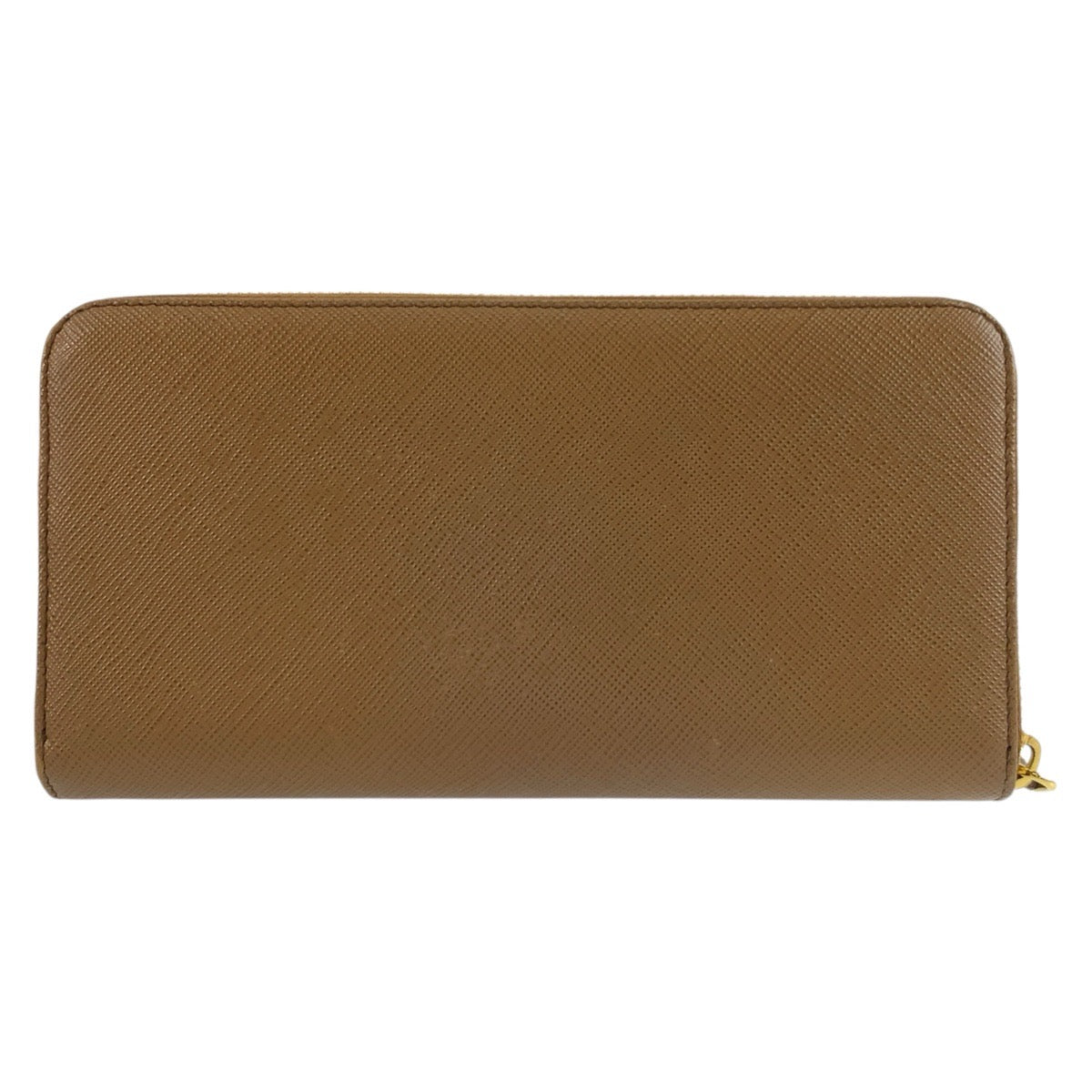 26014
PRADA プラダ サフィアーノ ブラウン ゴールド金具 レザー 長財布 ロングウォレット レディース A