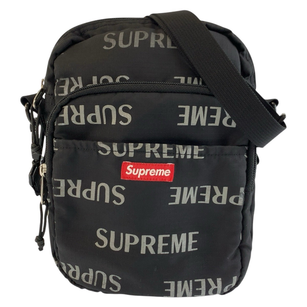 26021
Supreme シュプリーム ブラック 黒 ナイロン ショルダーバッグ ポシェット 男女兼用 レディース ABP7