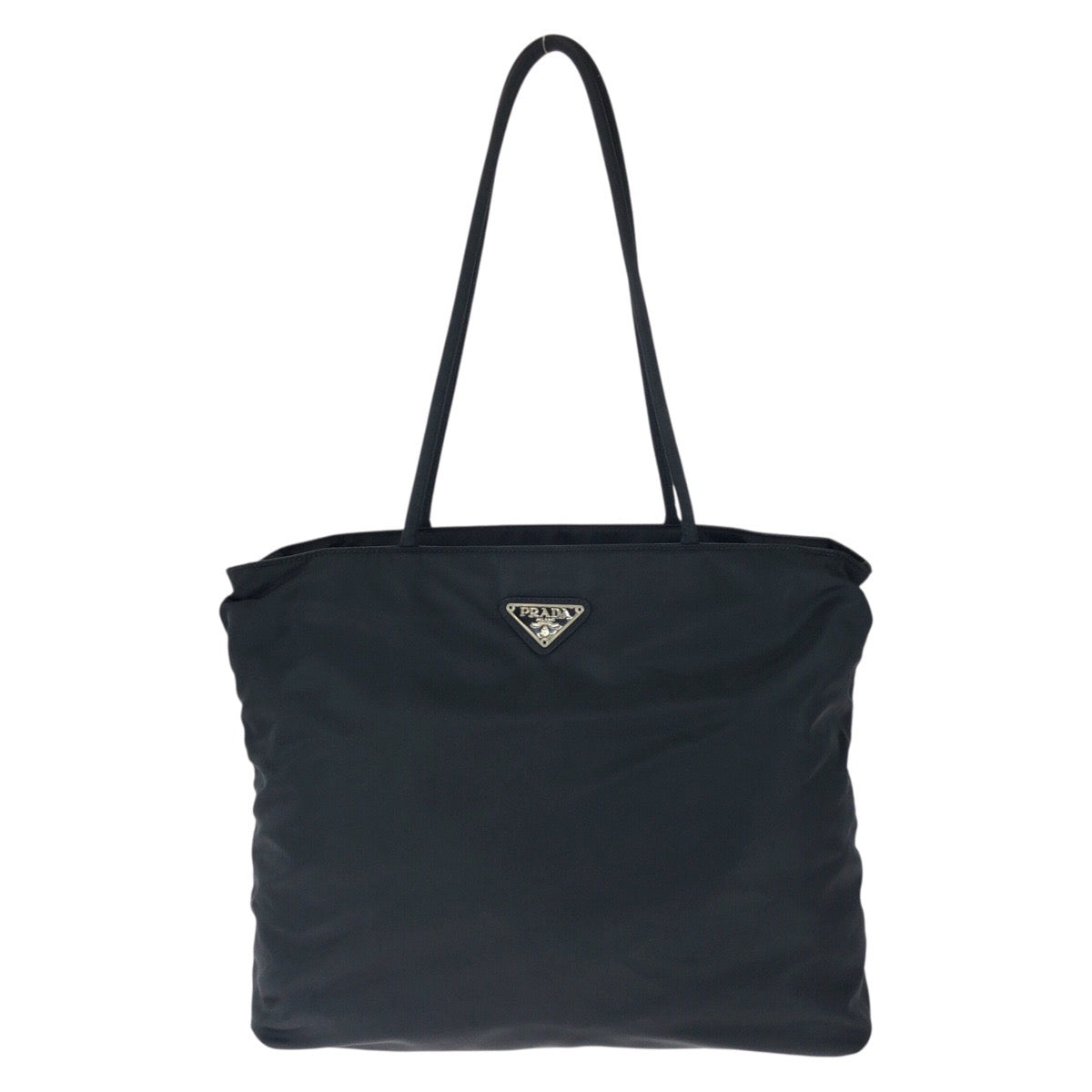 26029
PRADA プラダ テスート 三角ロゴプレート ブラック 黒 シルバー金具 ナイロン ショルダーバッグ トートバッグ レディース ABP35
