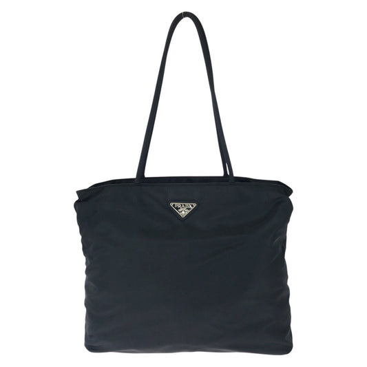 26029
PRADA プラダ テスート 三角ロゴプレート ブラック 黒 シルバー金具 ナイロン ショルダーバッグ トートバッグ レディース ABP35