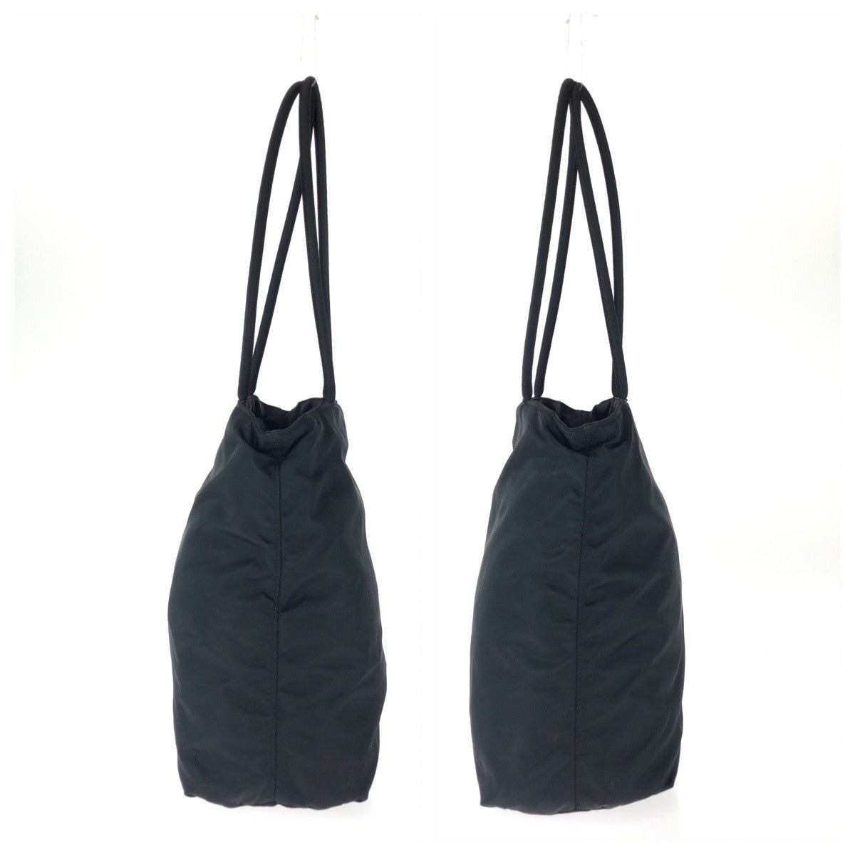 26029
PRADA プラダ テスート 三角ロゴプレート ブラック 黒 シルバー金具 ナイロン ショルダーバッグ トートバッグ レディース ABP35