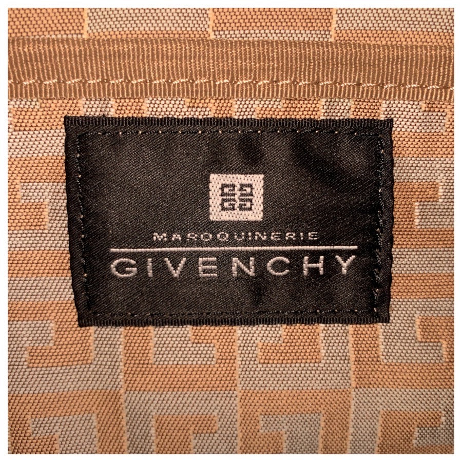 26031
GIVENCHY ジバンシィ ヴィンテージ ベージュ キャンバス ハンドバッグ レディース ABP9