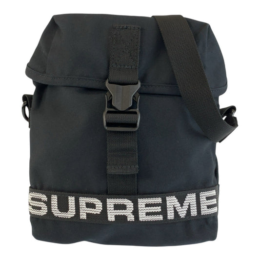 26035
Supreme シュプリーム フィールドサイドバッグ ブラック 黒 コットン / ナイロン ショルダーバッグ ポシェット 男女兼用 レディース ABP9