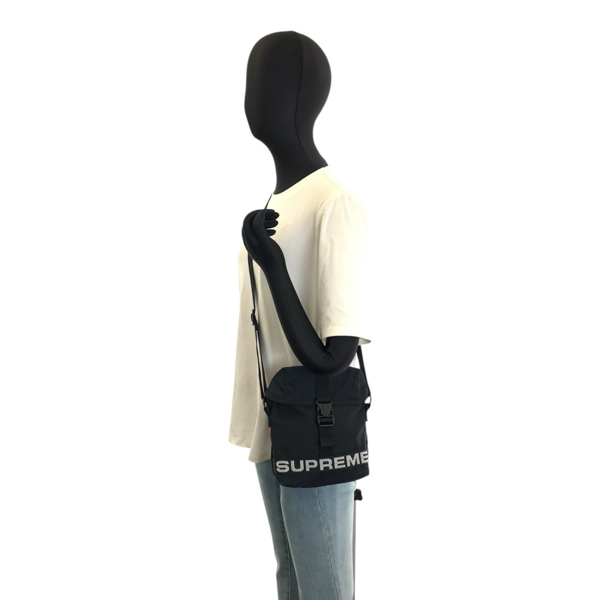 26035
Supreme シュプリーム フィールドサイドバッグ ブラック 黒 コットン / ナイロン ショルダーバッグ ポシェット 男女兼用 レディース ABP9