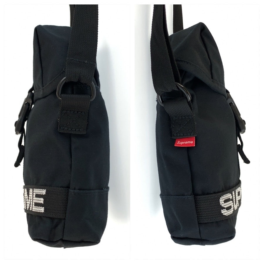 26035
Supreme シュプリーム フィールドサイドバッグ ブラック 黒 コットン / ナイロン ショルダーバッグ ポシェット 男女兼用 レディース ABP9