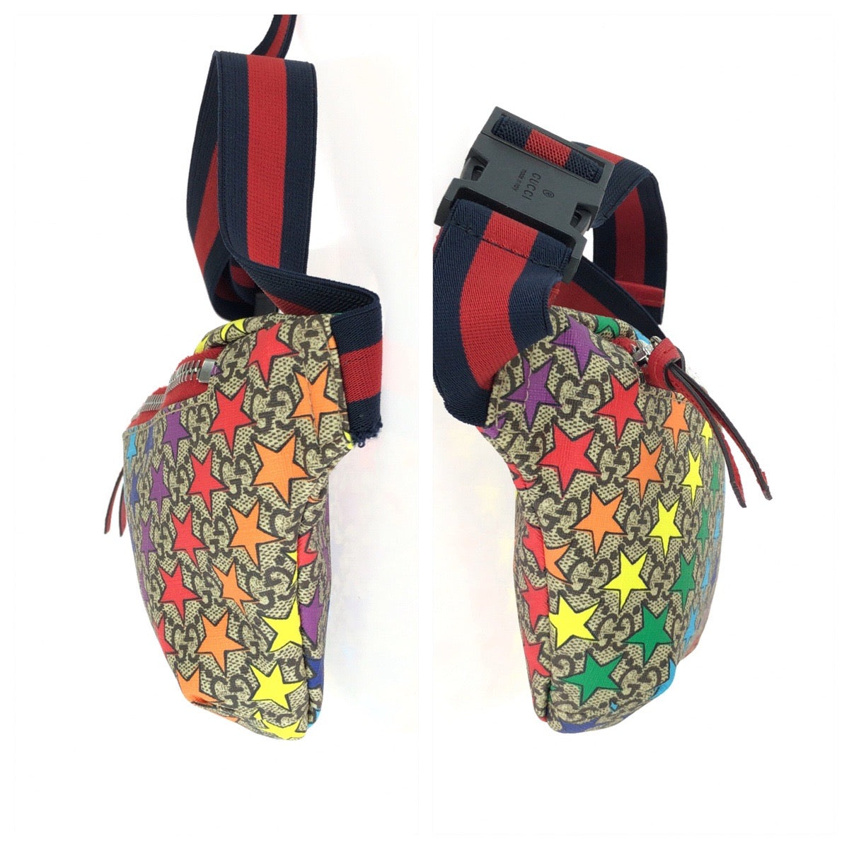 26036
GUCCI グッチ チルドレンズ キッズサイズ ベージュ マルチカラー GGスプリームキャンバス 502095 ボディバッグ ショルダーバッグ レディース A28