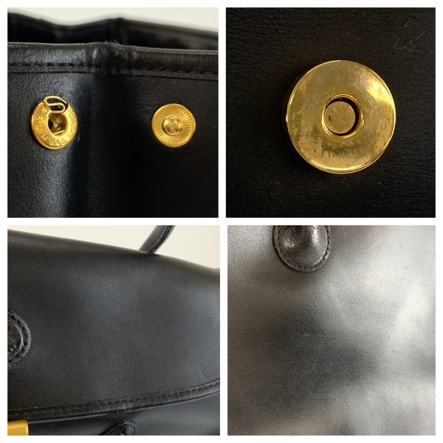 26042
Longchamp ロンシャン ロゾ ブラック 黒 ゴールド金具 レザー ハンドバッグ レディース ABP9