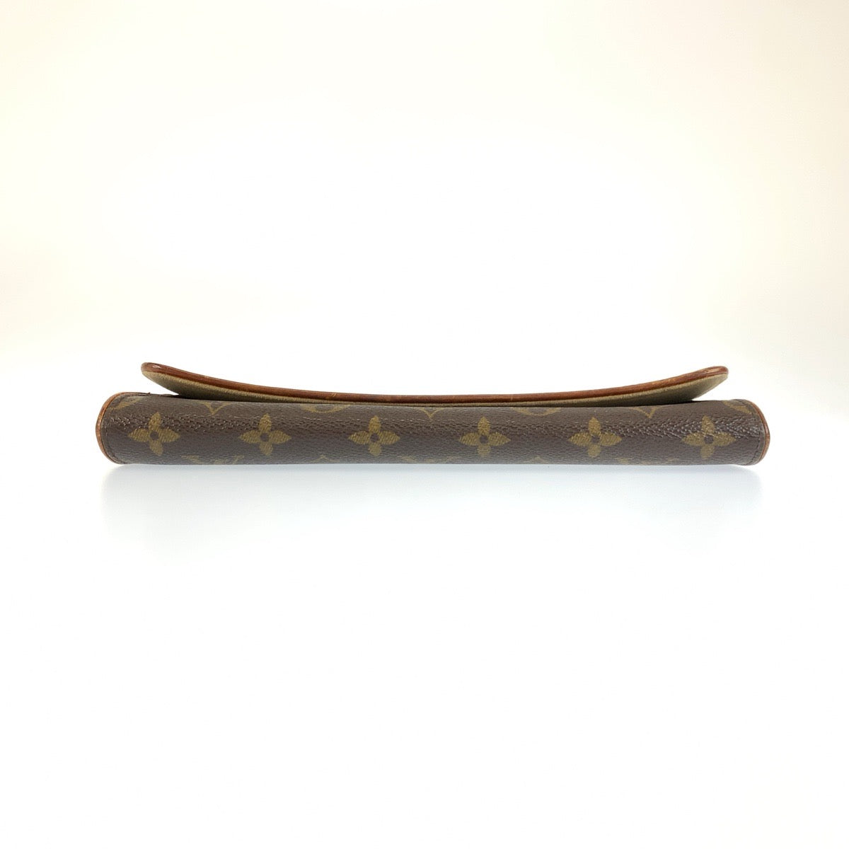 26045
LOUIS VUITTON ルイヴィトン モノグラム ポシェット ツインGM ブラウン ゴールド金具 PVC / レザー M51852 ショルダーバッグ ポシェット レディース B21