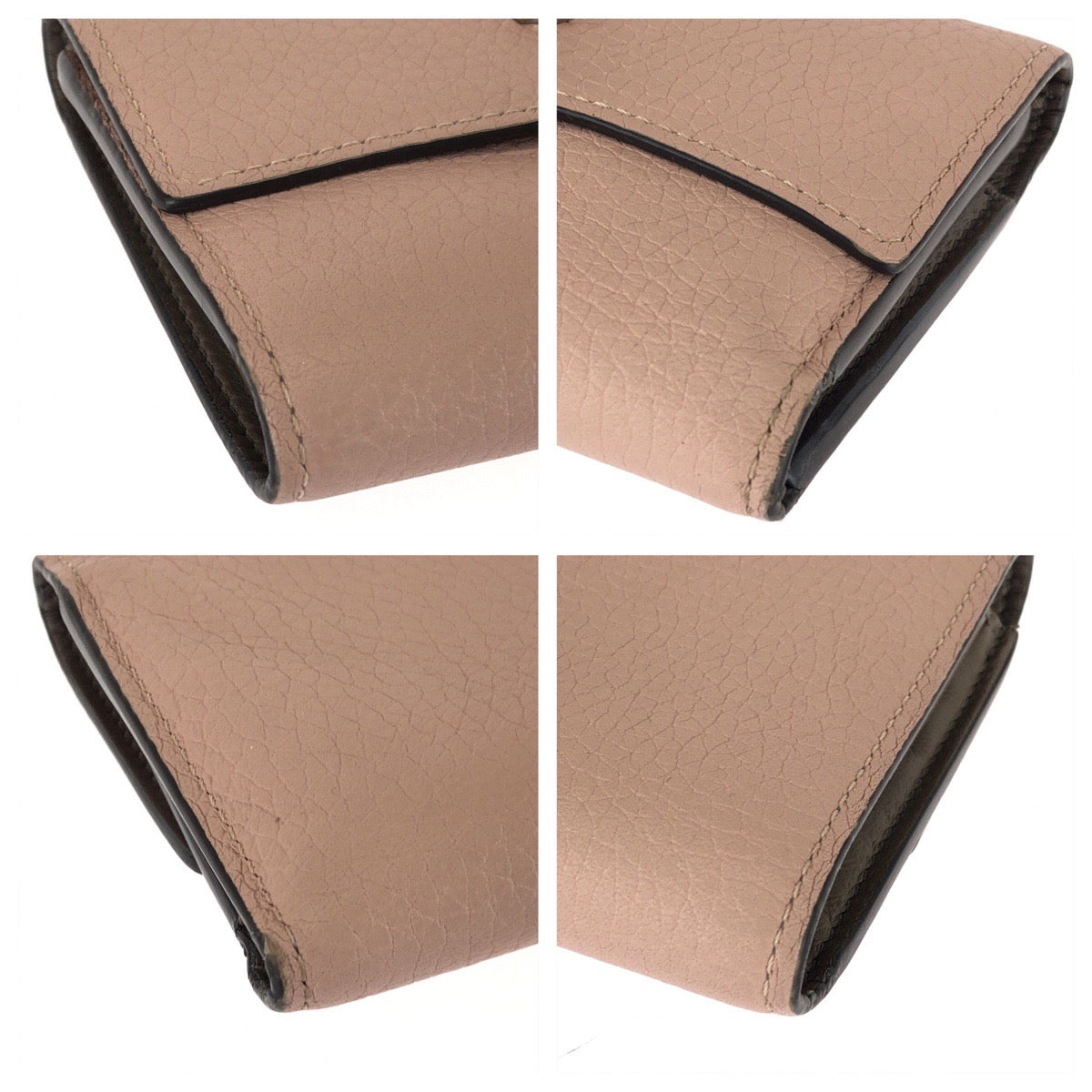 26046
LOUIS VUITTON ルイヴィトン ポルトフォイユ・カプシーヌ コンパクト ピンク シルバー金具 レザー M62156 折財布 コンパクトウォレット レディース ABP30