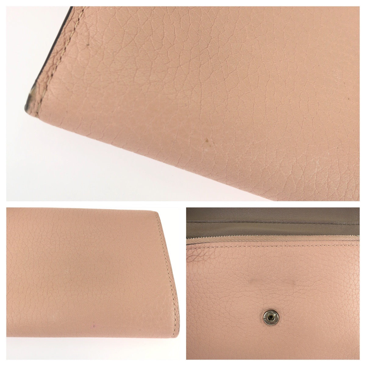26046
LOUIS VUITTON ルイヴィトン ポルトフォイユ・カプシーヌ コンパクト ピンク シルバー金具 レザー M62156 折財布 コンパクトウォレット レディース ABP30