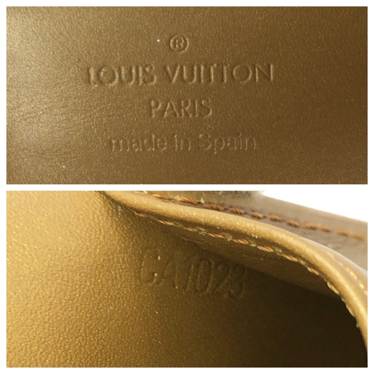 26047
LOUIS VUITTON ルイヴィトン モノグラム マット アジェンダ PM ゴールド レザー R20934 手帳カバー レディース AB8