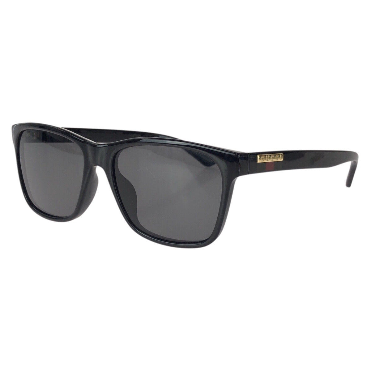 26051
GUCCI グッチ シェリーライン ロゴプレート サイズ57□16 ブラック 黒 ゴールド金具 プラスチック / メタル GG0746SA サングラス 男女兼用 スクエア メンズ ABP15