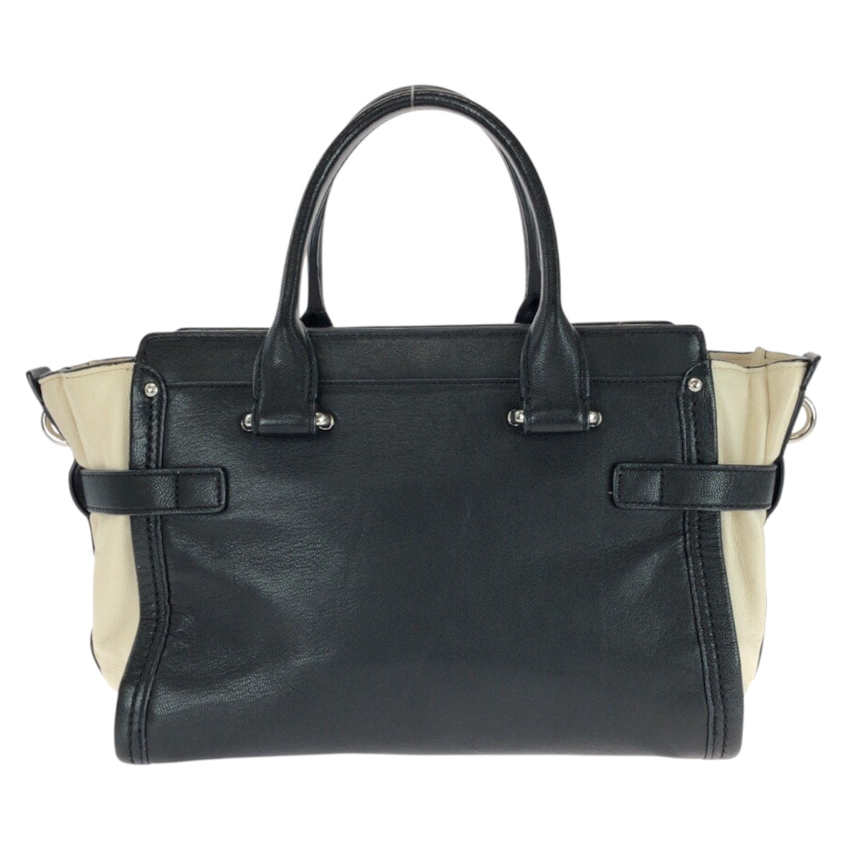 26058
COACH コーチ スワッガー 27 2way ブラック ホワイト シルバー金具 レザー 55193 ハンドバッグ ショルダーバッグ レディース ABP10