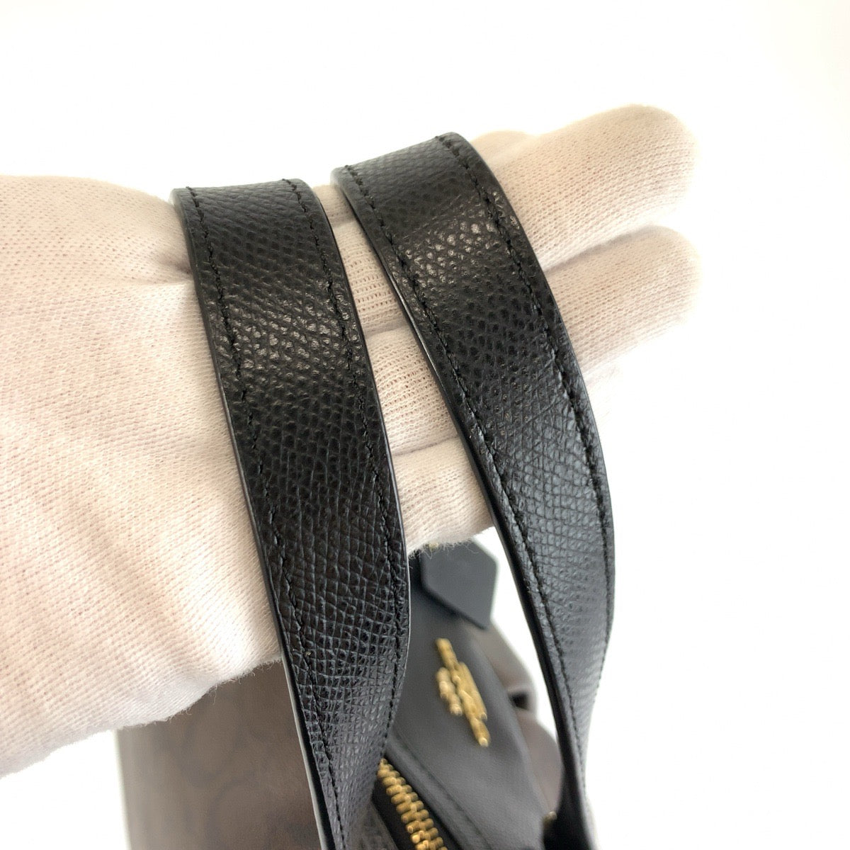 26061
COACH コーチ シグネチャー ブラウン ブラック ゴールド金具 PVC F34614 トートバッグ ショルダーバッグ 2way レディース A15
