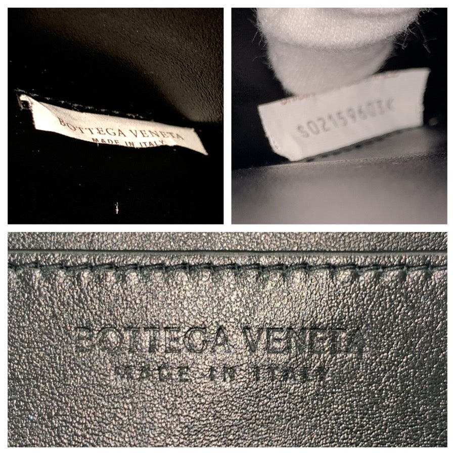 26065
BOTTEGAVENETA ボッテガヴェネタ イントレチャート ブラック 黒 シルバー金具 レザー S02159603K クラッチバッグ セカンドバッグ メンズ A72