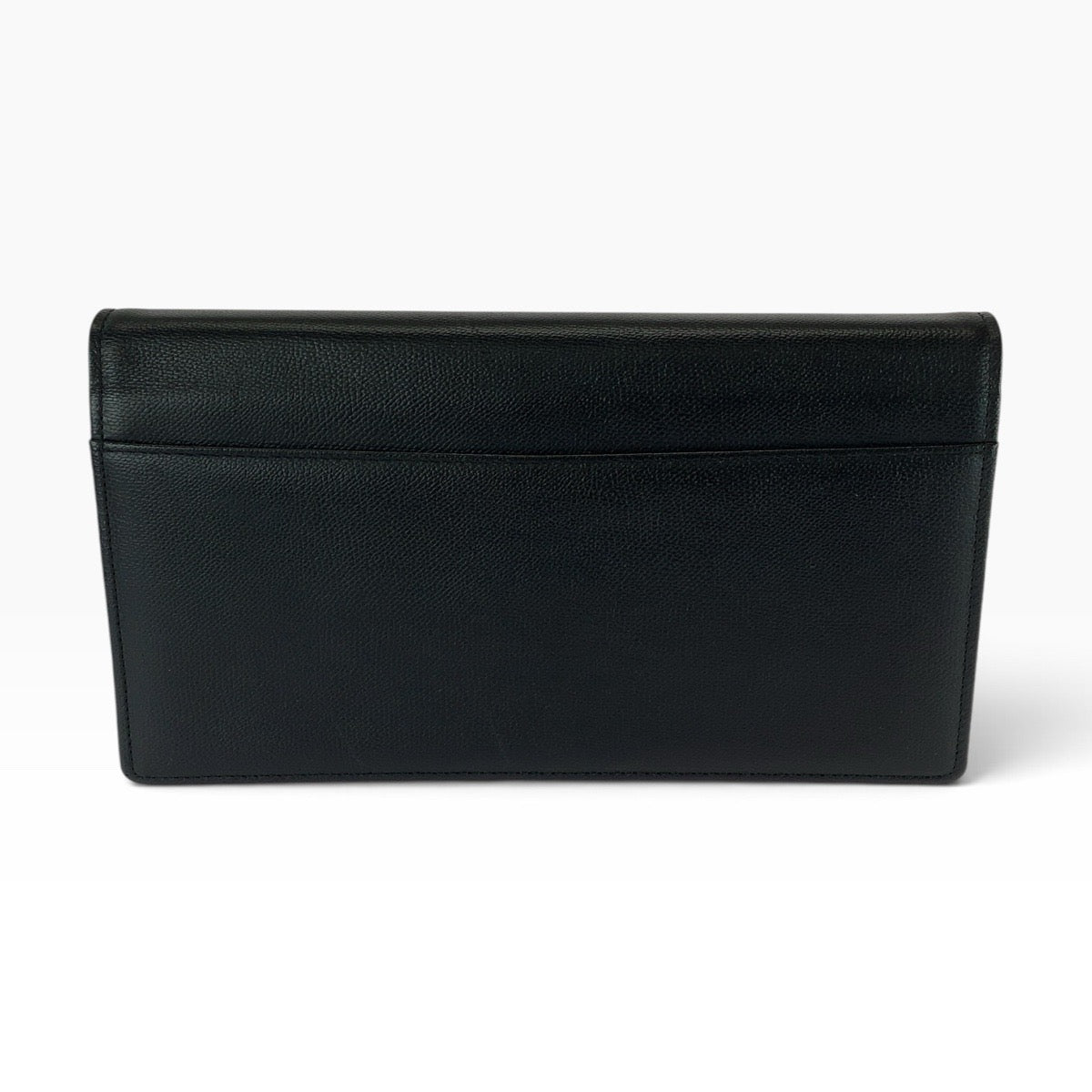 25995
YVES SAINT LAURENT イヴ サンローラン ブラック 黒 ゴールド金具 レザー クラッチバッグ セカンドバッグ メンズ AB9