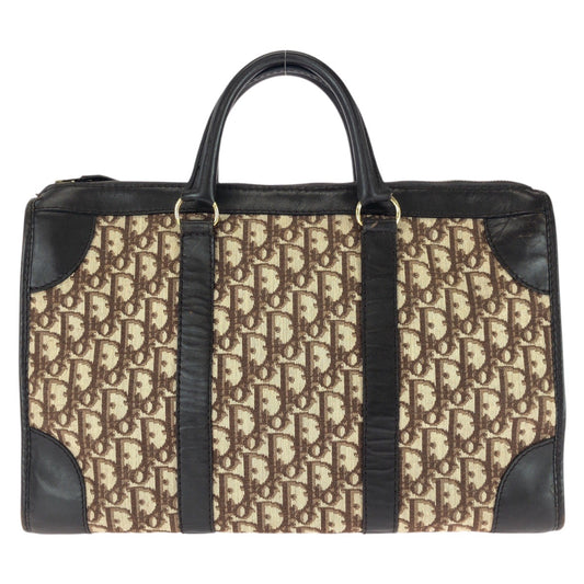 26071
Dior ディオール ヴィンテージ トロッター ブラウン ゴールド金具 キャンバス / レザー ハンドバッグ ボストンバッグ ビジネスバッグ 男女兼用 レディース AB42