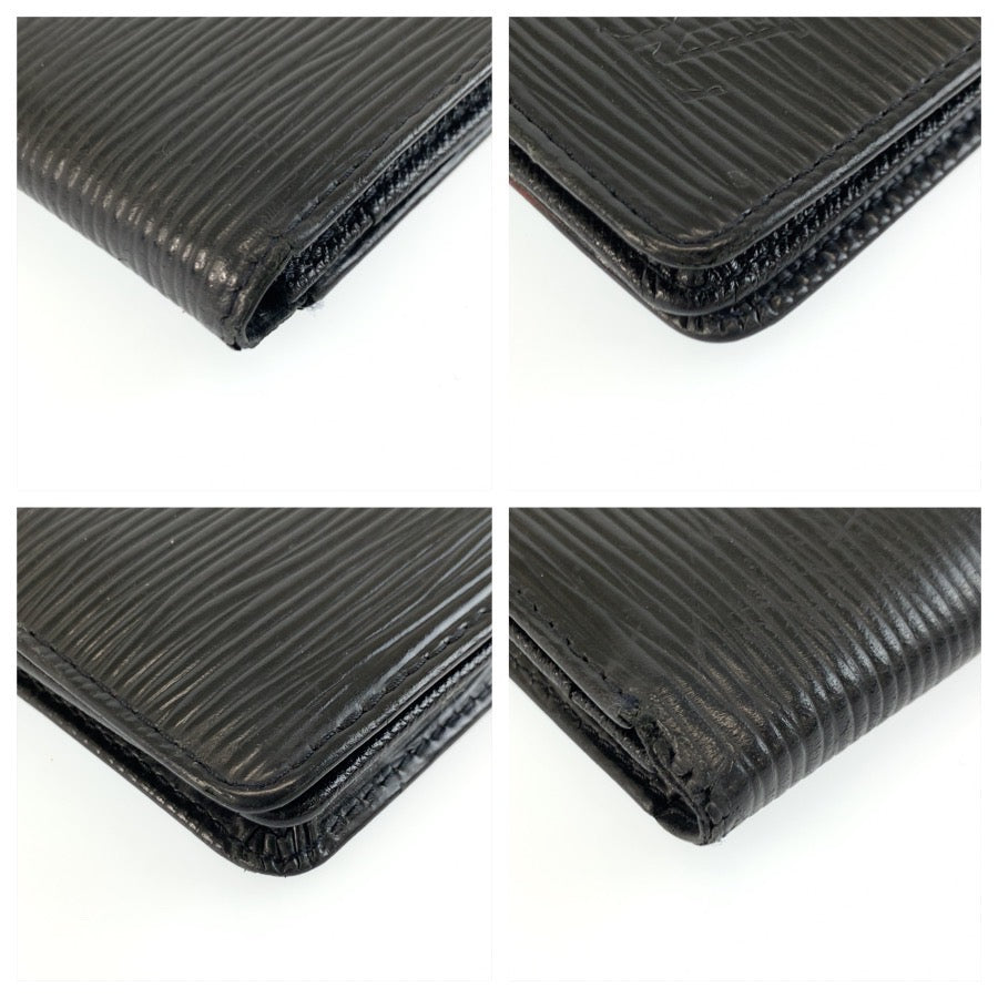 26081
LOUIS VUITTON ルイヴィトン エピ ポルトカルト クレディ ノワール ブラック レザー M63212 長財布 札入れ メンズ AB8