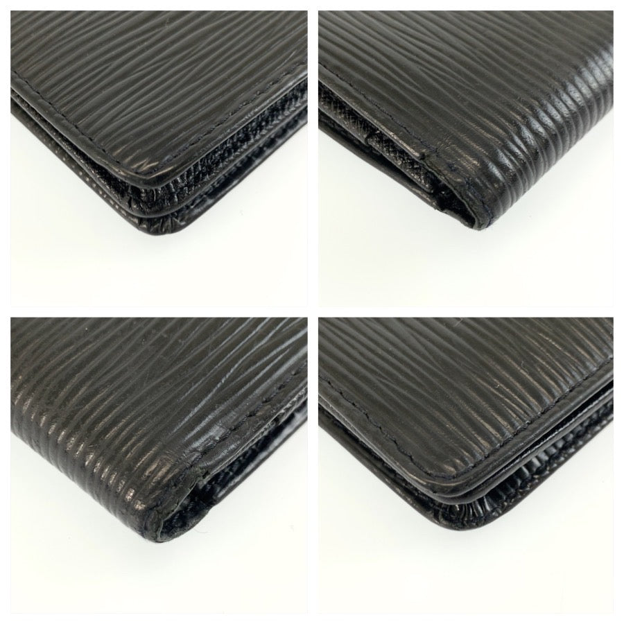 26081
LOUIS VUITTON ルイヴィトン エピ ポルトカルト クレディ ノワール ブラック レザー M63212 長財布 札入れ メンズ AB8