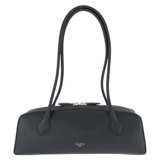 26085
アライア Alaia ル テッケル ブラック 黒 シルバー金具 レザー AA1S06033 ショルダーバッグ レディース SA170000
