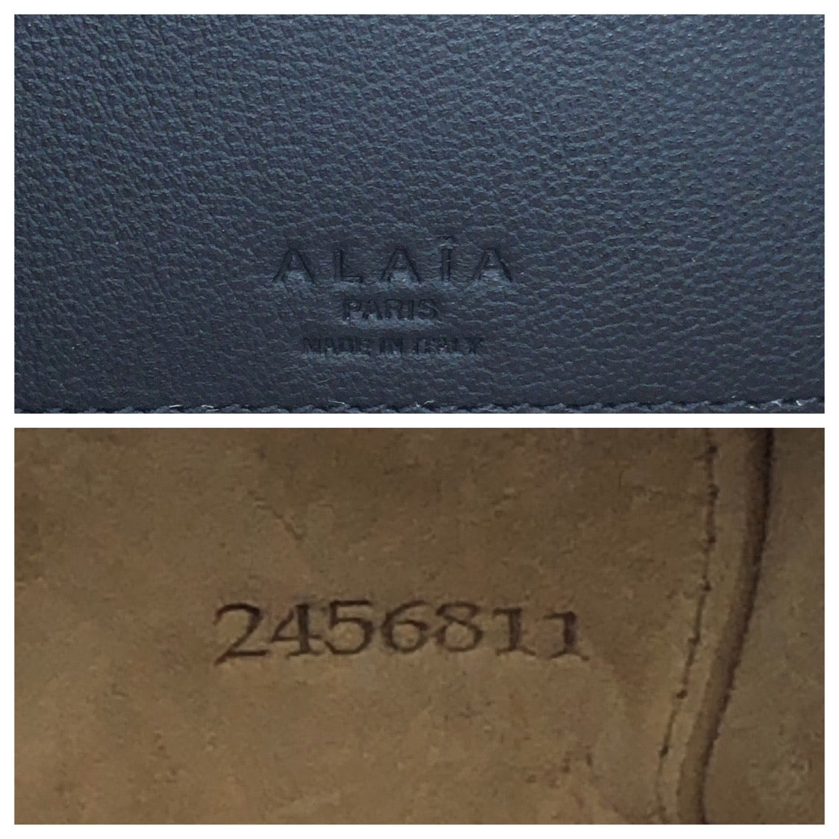 26085
アライア Alaia ル テッケル ブラック 黒 シルバー金具 レザー AA1S06033 ショルダーバッグ レディース SA170000