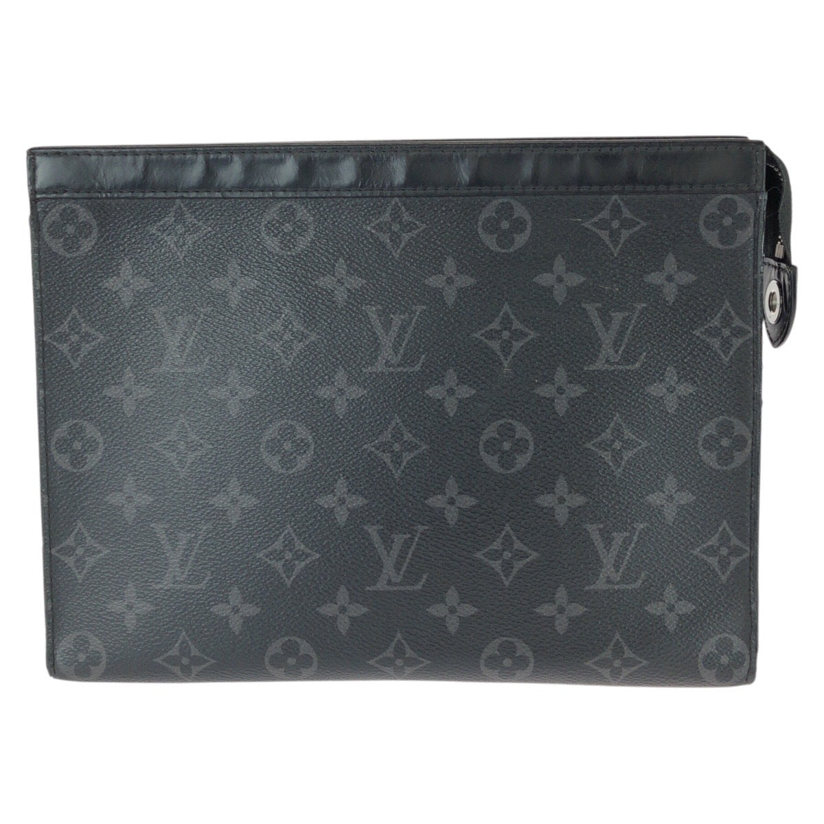 26087
LOUIS VUITTON ルイヴィトン モノグラム エクリプス ポシェット ヴォワヤージュ MM ブラック 黒 レザー M61692 クラッチバッグ セカンドバッグ メンズ AB42
