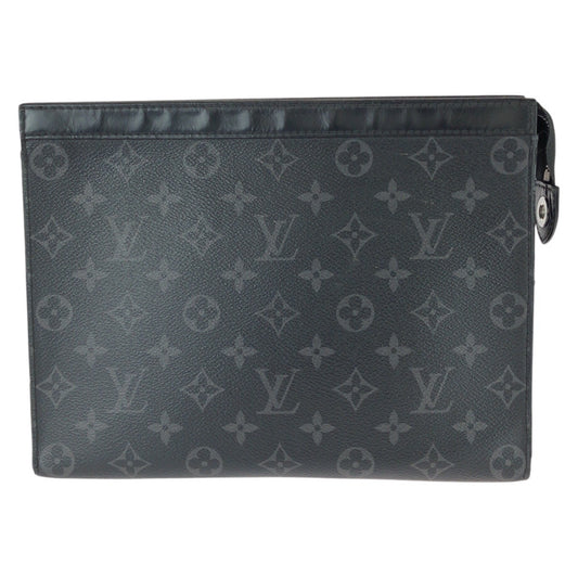 26087
LOUIS VUITTON ルイヴィトン モノグラム エクリプス ポシェット ヴォワヤージュ MM ブラック 黒 レザー M61692 クラッチバッグ セカンドバッグ メンズ AB42