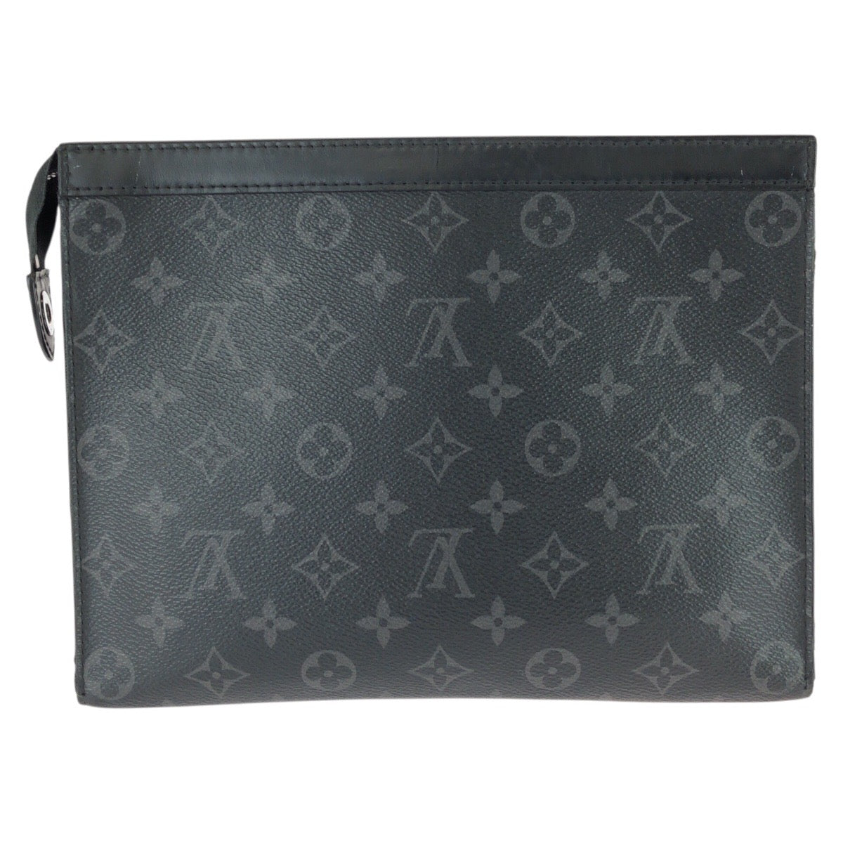 26087
LOUIS VUITTON ルイヴィトン モノグラム エクリプス ポシェット ヴォワヤージュ MM ブラック 黒 レザー M61692 クラッチバッグ セカンドバッグ メンズ AB42