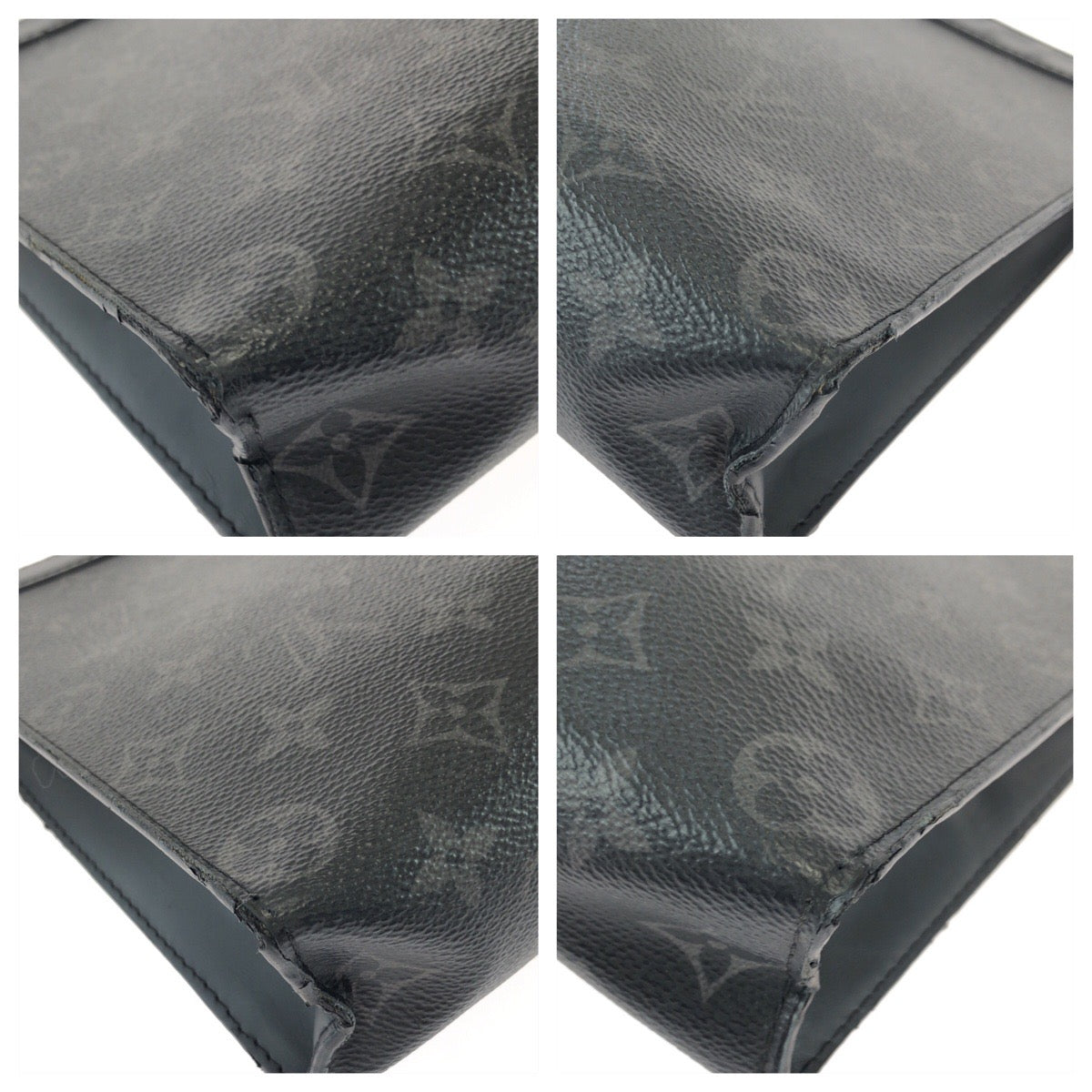 26087
LOUIS VUITTON ルイヴィトン モノグラム エクリプス ポシェット ヴォワヤージュ MM ブラック 黒 レザー M61692 クラッチバッグ セカンドバッグ メンズ AB42