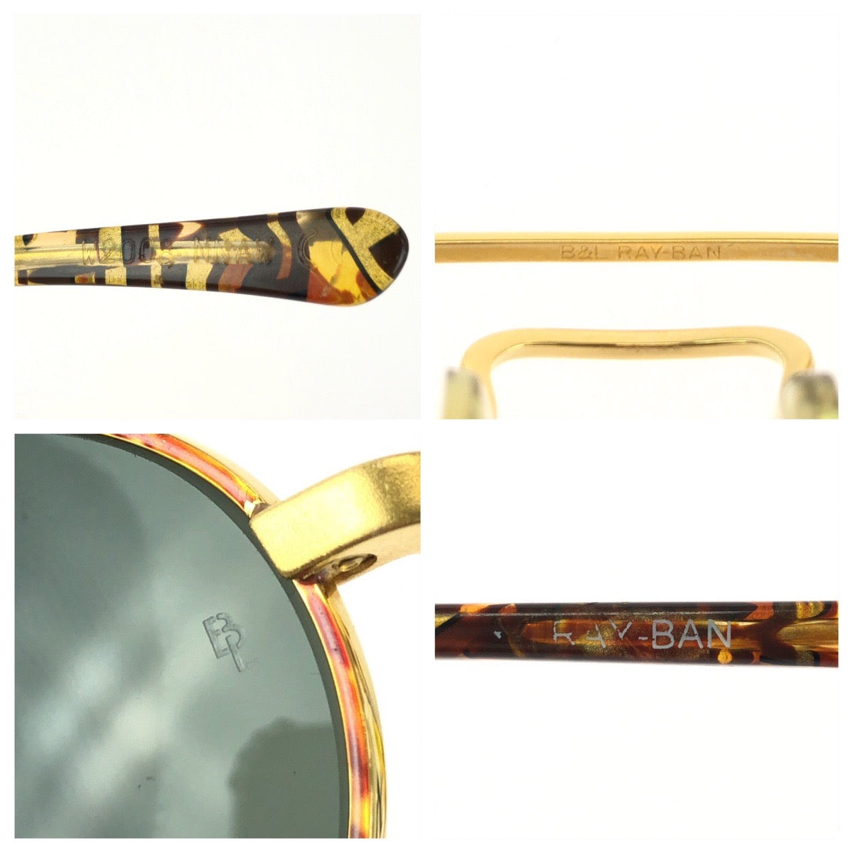 26091
Ray-Ban レイバン ヴィンテージ ボシュロム ハバナ ブラウン ゴールド金具 メタル / プラスチック W2008 サングラス 男女兼用 オーバル メンズ ABP23