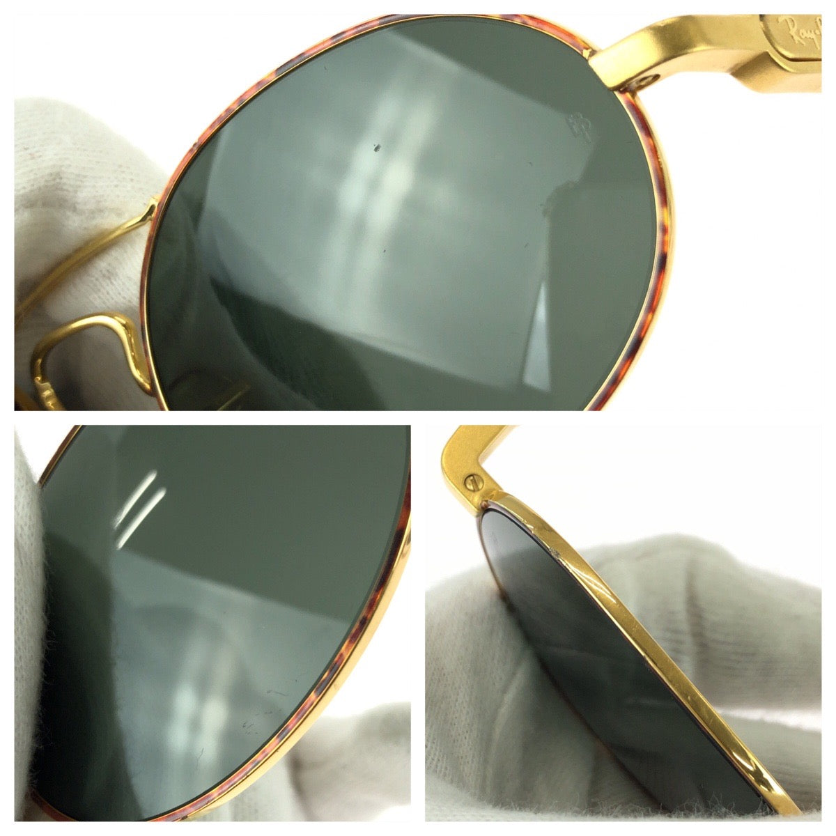 26091
Ray-Ban レイバン ヴィンテージ ボシュロム ハバナ ブラウン ゴールド金具 メタル / プラスチック W2008 サングラス 男女兼用 オーバル メンズ ABP23