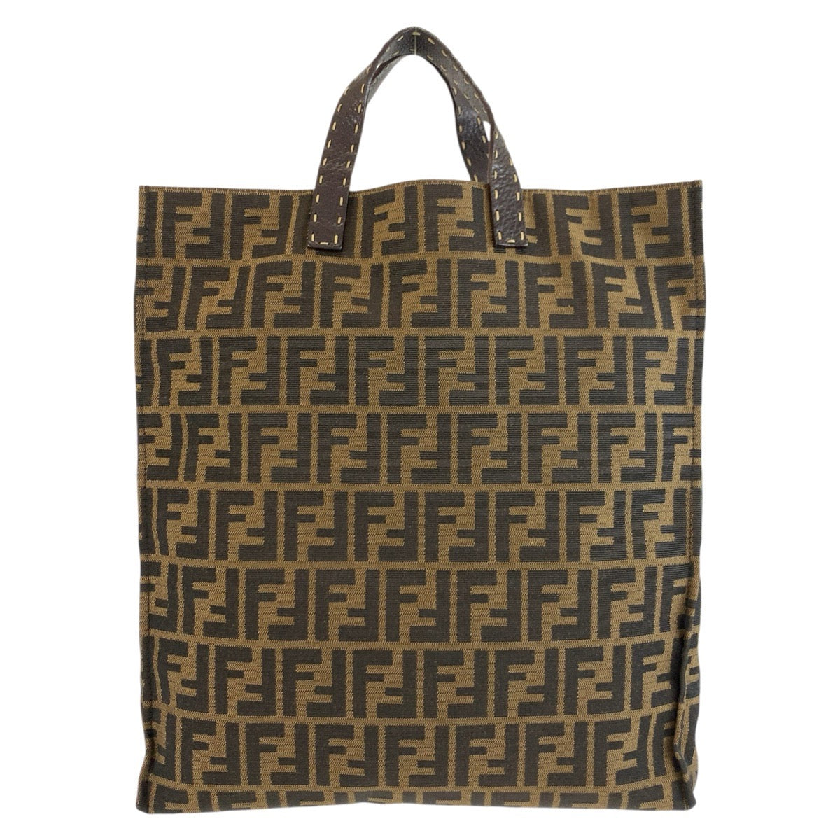 26093
FENDI フェンディ セレリア ズッカ ブラウン キャンバス / レザー 8BH173 トートバッグ ビジネスバッグ ハンドバッグ メンズ ABP50