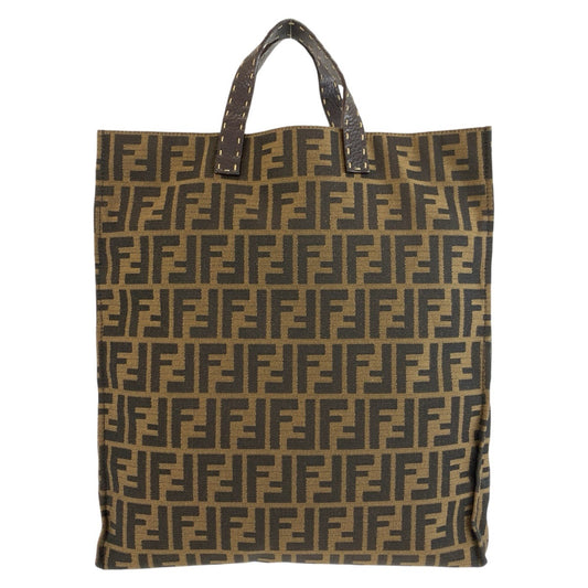 26093
FENDI フェンディ セレリア ズッカ ブラウン キャンバス / レザー 8BH173 トートバッグ ビジネスバッグ ハンドバッグ メンズ ABP50