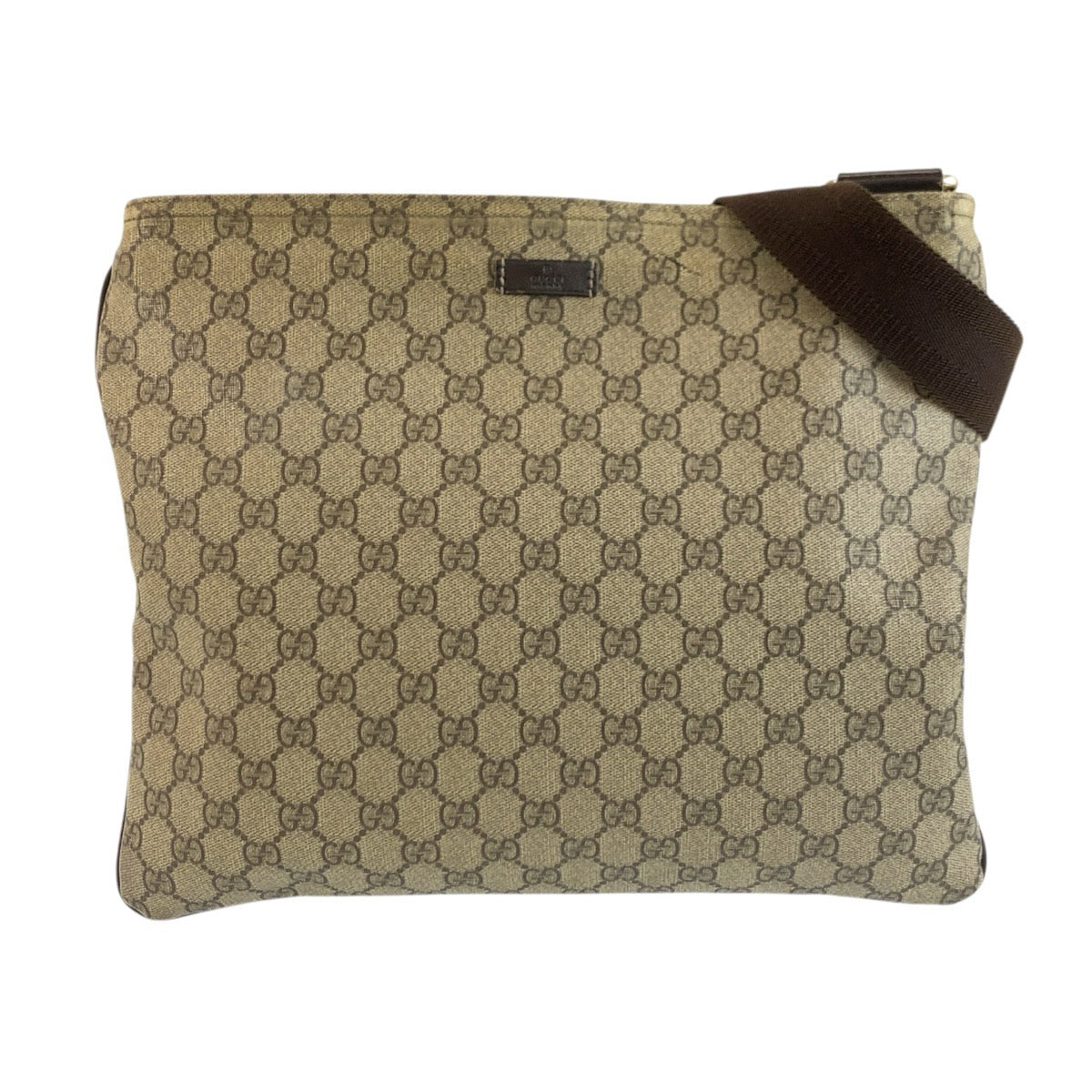 26094
GUCCI グッチ ベージュ ブラウン GGスプリームキャンバス 201446 ショルダーバッグ メッセンジャーバッグ レディース ABP37