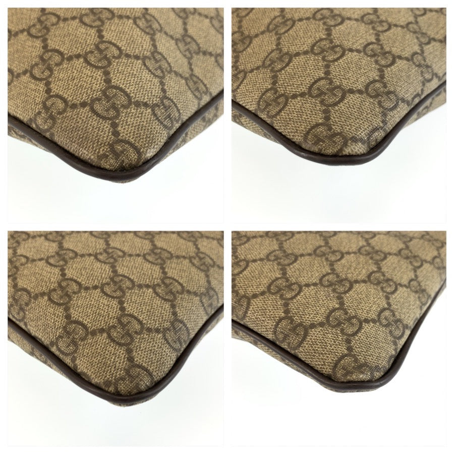 26094
GUCCI グッチ ベージュ ブラウン GGスプリームキャンバス 201446 ショルダーバッグ メッセンジャーバッグ レディース ABP37
