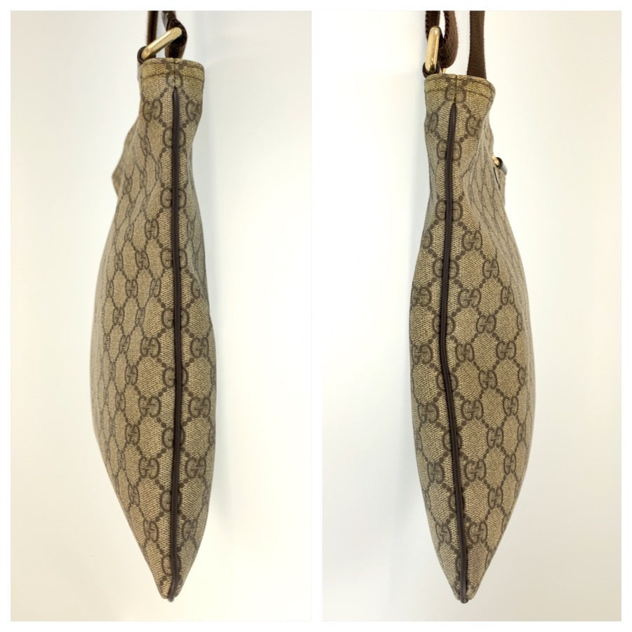 26094
GUCCI グッチ ベージュ ブラウン GGスプリームキャンバス 201446 ショルダーバッグ メッセンジャーバッグ レディース ABP37