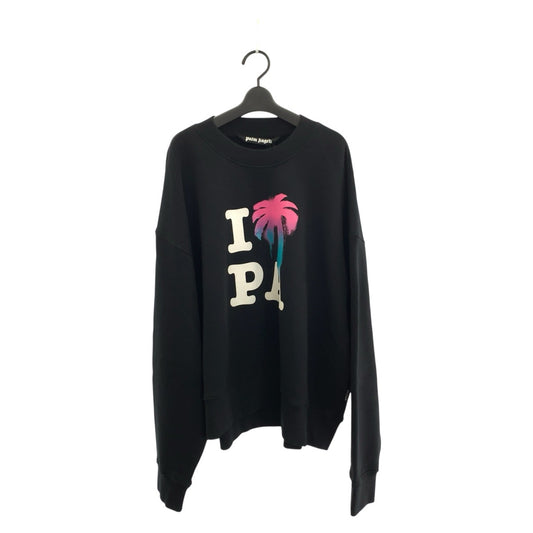 26105
Palm Angels パームエンジェルス I LOVE PA サイズL ブラック ホワイト コットン PMBA026S23FLE002 スウェット トレーナー メンズ N
