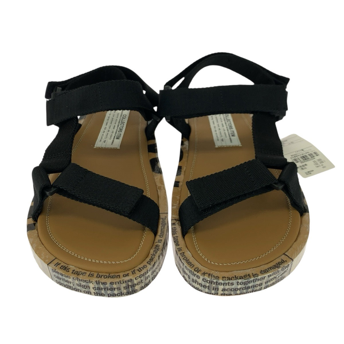 26108
Maison Margiela メゾン マルジェラ サイズ42 ブラウン ブラック ナイロン / レザー / ラバー S57WP0094 サンダル トラップサンダル メンズ N