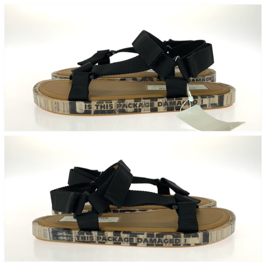 26108
Maison Margiela メゾン マルジェラ サイズ42 ブラウン ブラック ナイロン / レザー / ラバー S57WP0094 サンダル トラップサンダル メンズ N