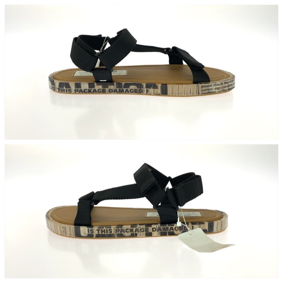 26108
Maison Margiela メゾン マルジェラ サイズ42 ブラウン ブラック ナイロン / レザー / ラバー S57WP0094 サンダル トラップサンダル メンズ N