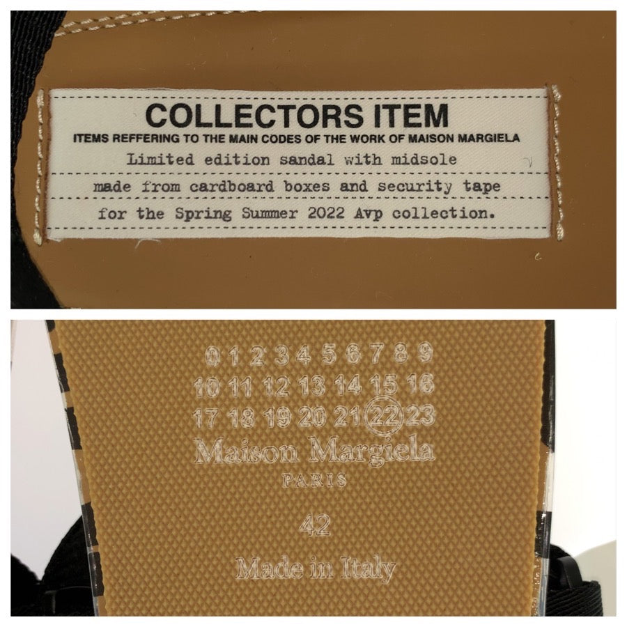 26108
Maison Margiela メゾン マルジェラ サイズ42 ブラウン ブラック ナイロン / レザー / ラバー S57WP0094 サンダル トラップサンダル メンズ N