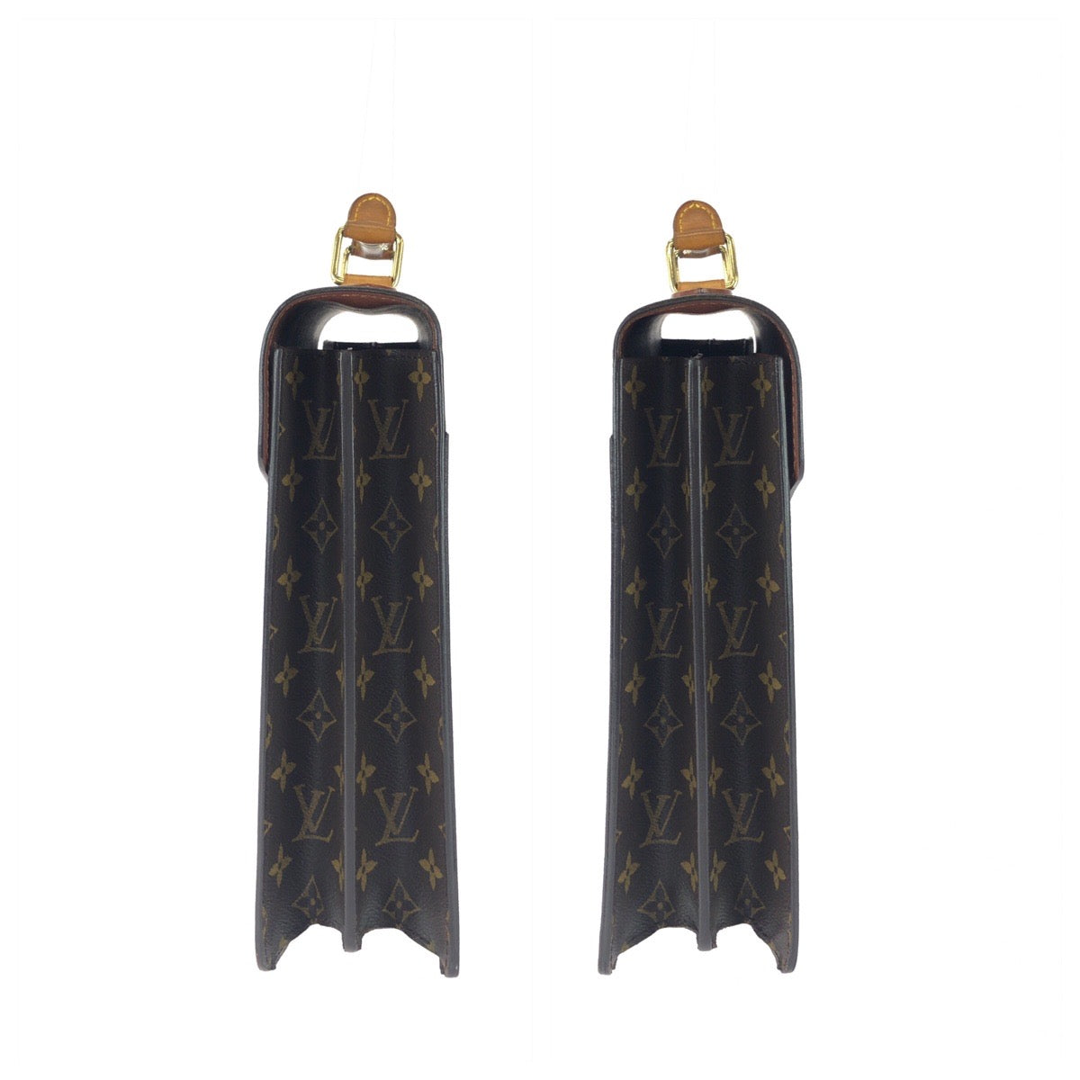 26110
LOUIS VUITTON ルイヴィトン モノグラム セルヴィエット コンセイエ ブラウン ゴールド金具 PVC / レザー M53331 ビジネスバッグ ブリーフケース メンズ ABP