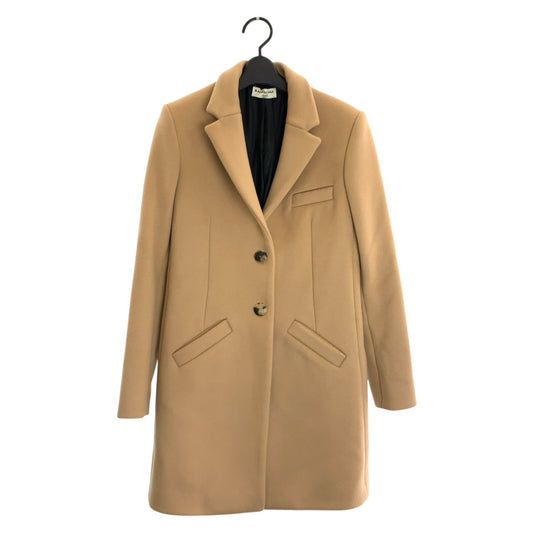 26121
BALENCIAGA バレンシアガ サイズ38 ベージュ ウール / アセテート / レーヨン コート チェスターコート レディース A56