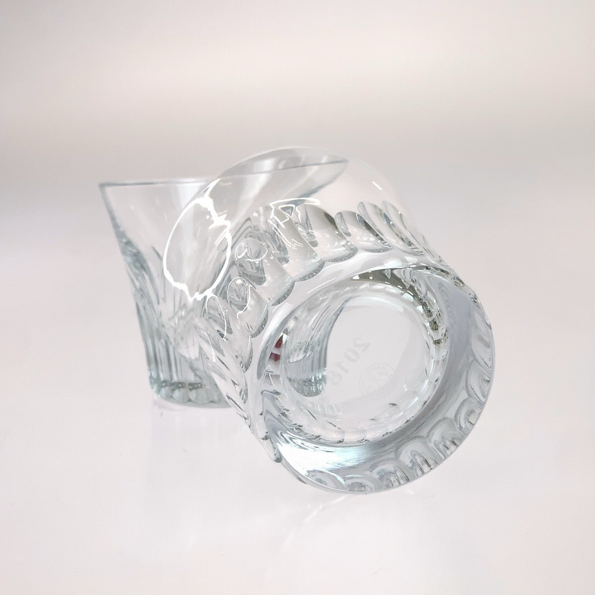 26130
Baccarat バカラ フィオラ カットライン クリア ガラス グラス ロックグラス ペアグラス 2018刻印 レディース SA10