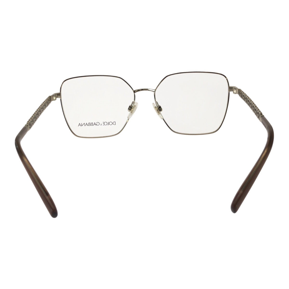 26134
DOLCE&GABBANA ドルチェアンドガッバーナ サイズ54□15 ゴールド ライトゴールド ブラウン メタル / プラスチック DG1351 1365 メガネ レディース S13