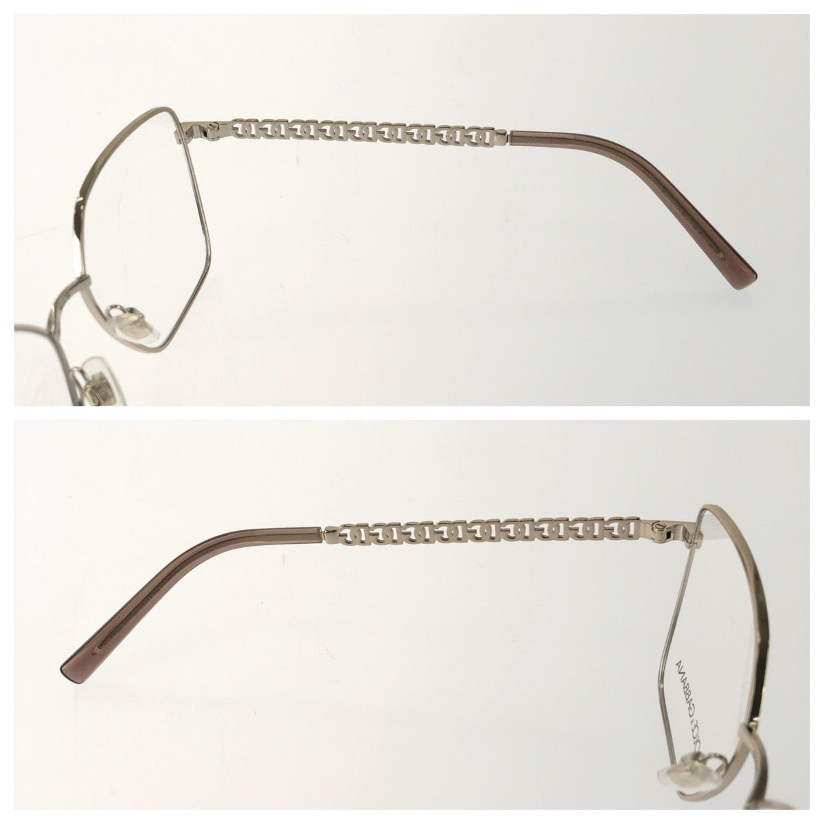 26134
DOLCE&GABBANA ドルチェアンドガッバーナ サイズ54□15 ゴールド ライトゴールド ブラウン メタル / プラスチック DG1351 1365 メガネ レディース S13