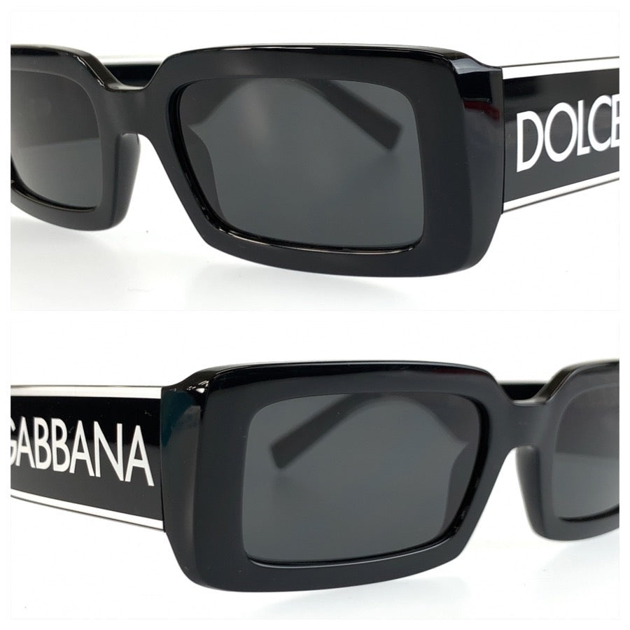 26136
DOLCE&GABBANA ドルチェアンドガッバーナ ブラック 黒 プラスチック DG6187 501/87 53▫︎20 145 3N A サングラス スクエア メンズ S14