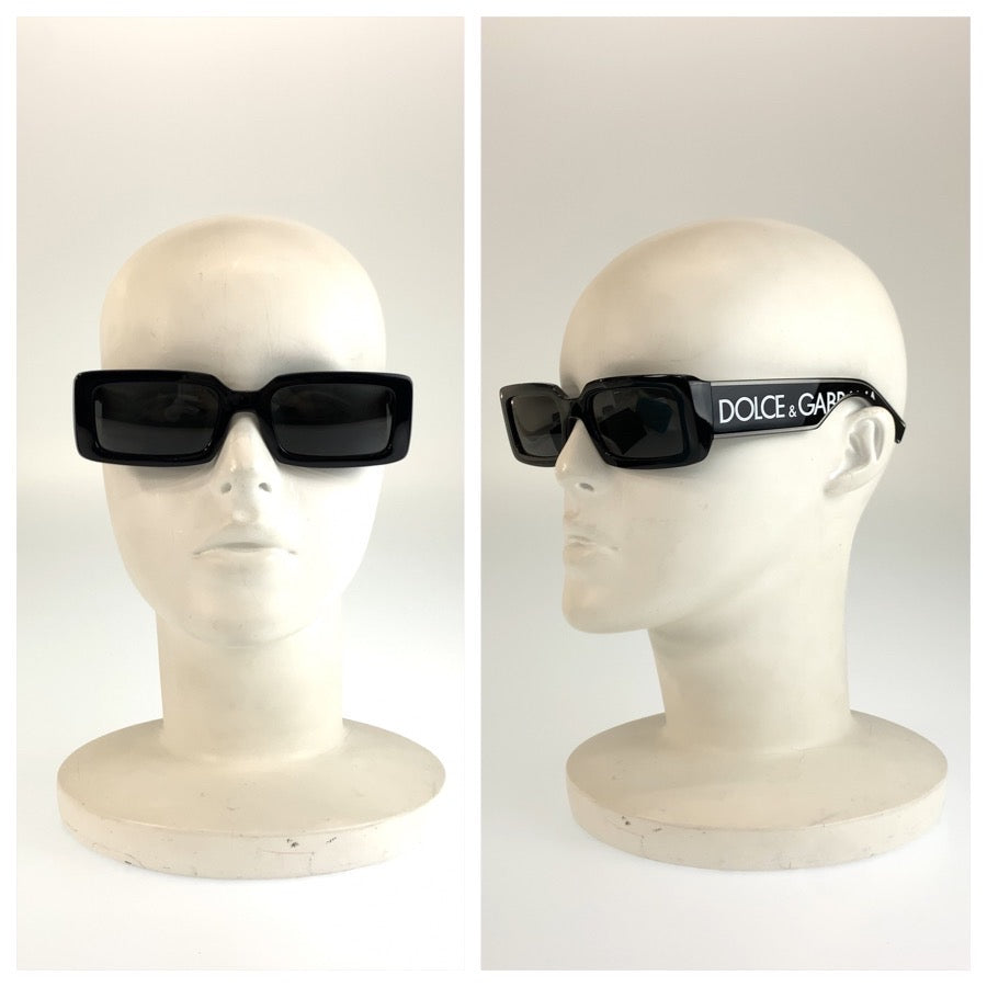 26136
DOLCE&GABBANA ドルチェアンドガッバーナ ブラック 黒 プラスチック DG6187 501/87 53▫︎20 145 3N A サングラス スクエア メンズ S14