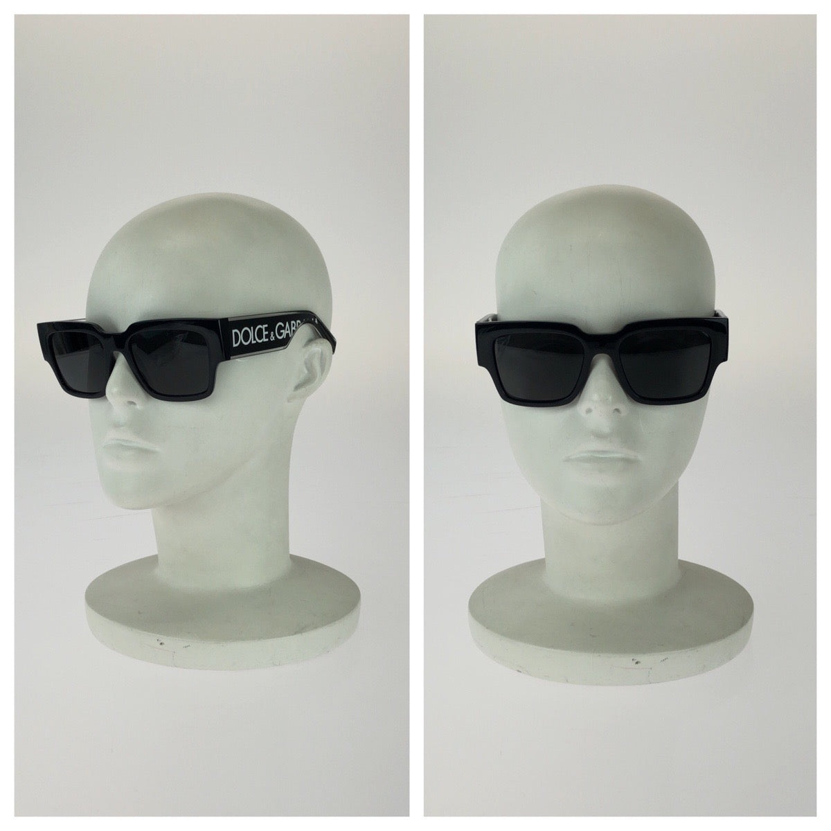 26137
DOLCE&GABBANA ドルチェアンドガッバーナ DGエラスティック サイズ 52□18 ブラック 黒 シルバー金具 プラスチック DG6184 501/87 サングラス 男女兼用 スクエア メンズ S14