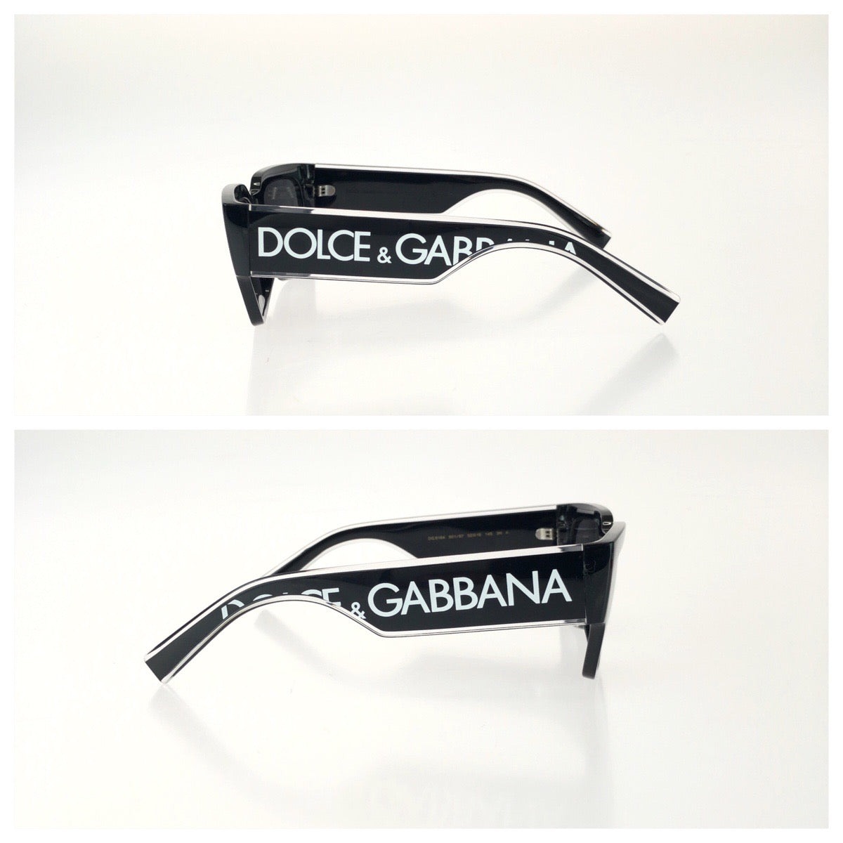 26137
DOLCE&GABBANA ドルチェアンドガッバーナ DGエラスティック サイズ 52□18 ブラック 黒 シルバー金具 プラスチック DG6184 501/87 サングラス 男女兼用 スクエア メンズ S14